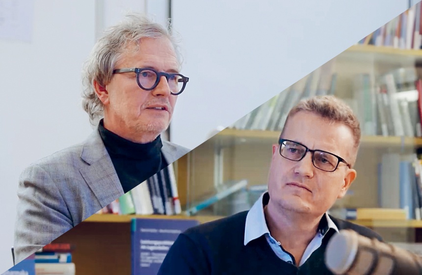 Elmar Habermeyer, Direktor der Forensischen Psychiatrie der Psychiatrischen Universitätsklinik Zürich, und Volker Schmidt, Chefarzt und Co-Leiter des Zentrums für Kinder- und Jugendforensik.